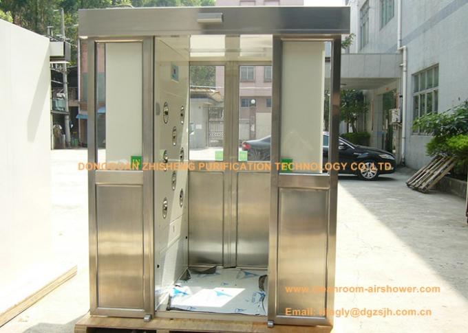 Ducha de aire automática del sitio limpio con la puerta deslizante para 1 persona 0