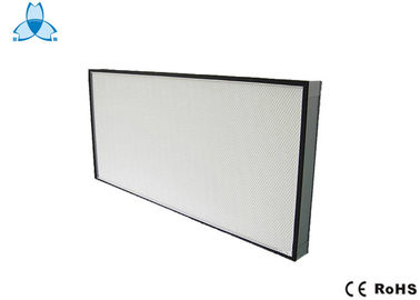 Mini caucho plisado del sellante del poliuretano del filtro de aire de Hepa del panel, medio de la fibra de vidrio
