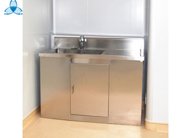 El tanque de lavado durable del hospital, gabinete derecho libre del lavabo del solo cuenco