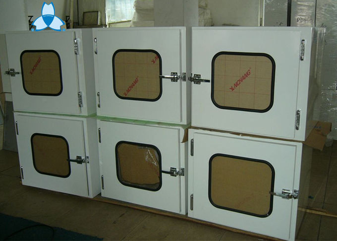 Caja de paso del equipo del hospital/paso dinámicos a través de las cajas para las salas limpias 500*400*500m m 0
