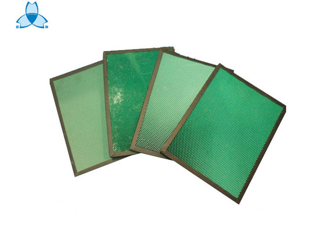 De la eficacia filtro de aire primario pre, tipo filtro de la placa de aire de la fibra sintética área de filtración grande 0