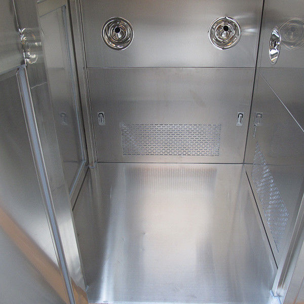 Ducha de aire personal del recinto limpio con soplar bilateral para una persona, funcionamiento automático 2