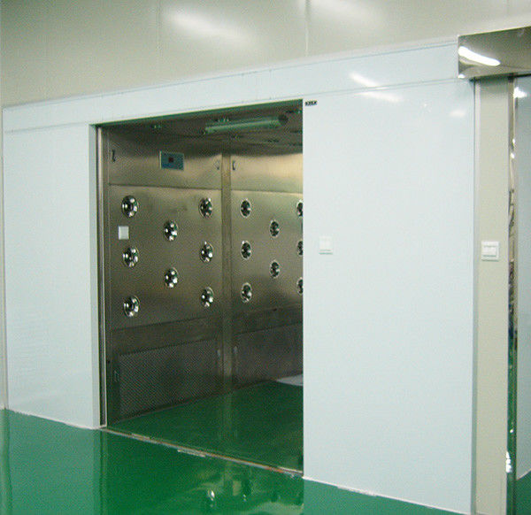 Túnel del sistema de la ducha de aire del recinto limpio de la industria con las puertas deslizantes automáticas de la anchura 1800 1