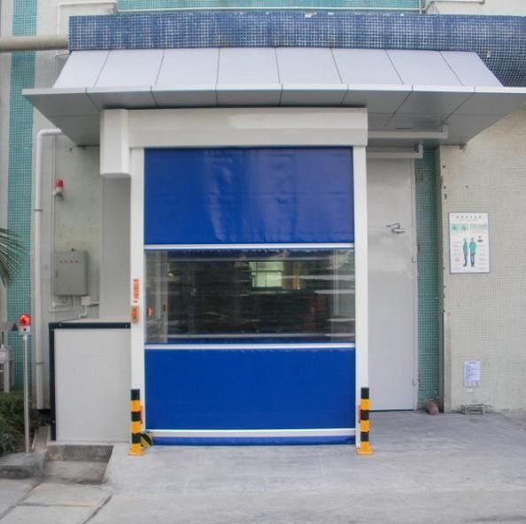 Puerta de alta velocidad antiestática auto del obturador del PVC/puerta de la voluta de la velocidad rápida para el taller de la fábrica 2