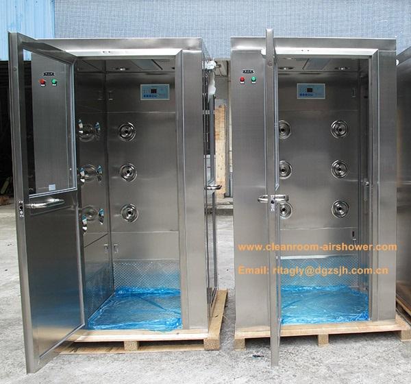 Recinto limpio eléctrico industrial de la ducha de aire de la cerradura para la bio planta farmacéutica a Chile 1