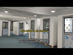 Sala de ducha industrial con ventilador centrífugo para la industria farmacéutica