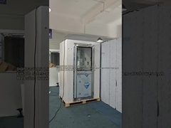 Ducha de aire de acero inoxidable 304 con puertas de 1200 mm