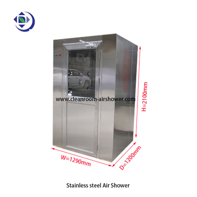 comprar Un sitio de ducha de aire de la persona SS304 con el tipo manual del jet del soplo de las puertas de oscilación/3 maneras online manufacture