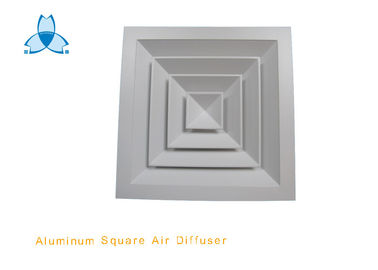 comprar Ajuste bajo de cuatro terminales del difusor 450x450m m del aire del techo de la resistencia para la circulación de aire de la fuente online manufacture