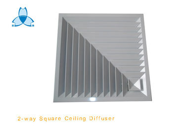 comprar 2 material de la aleación de aluminio del difusor del aire del cuadrado de la manera RAL9016 para el sistema de la HVAC online manufacture