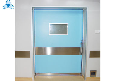 comprar Sola puerta de oscilación de la puerta de la hoja del hospital con el sello de aire y la característica incombustible online manufacture