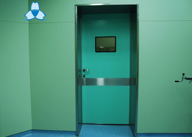 comprar Filtro de aire manual del hospital del oscilación, sola puerta del sitio de hospital de la hoja con la ventana de visión online manufacture