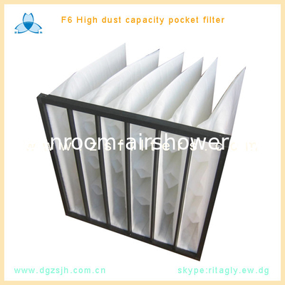 comprar F6 Filtro de aire de bolsillo rígido de 24x24x24 pulgadas Filtro sintético para turbinas de gas online manufacture