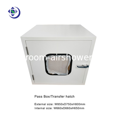 comprar Puerta de transferencia de la caja de paso de la sala limpia de acero recubierto en polvo en tamaño W650xD650xH660mm online manufacture