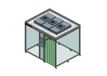 comprar Sitio limpio modular de la cortina ISO 8 Softwall del PVC/cabina limpia con la unidad de filtrado de la fan online manufacture