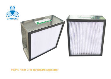 comprar Caja disponible anodizada del filtro del marco de aluminio H13 H14 HEPA con medios de la fibra de vidrio online manufacture