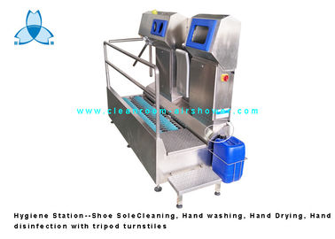 comprar Estación de la higiene, única limpieza del zapato SS304/lavadora de la mano/desinfección de la mano para la fábrica de la comida online manufacture