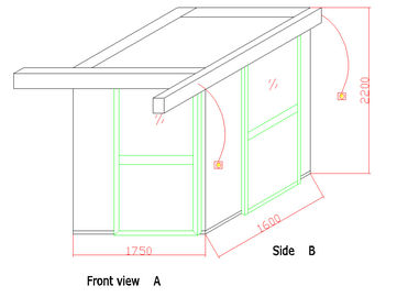 comprar SS304 L sitio limpio de la clase Type 100 con las puertas deslizantes autos para S Laboratory de Tailandia de princesas online manufacture