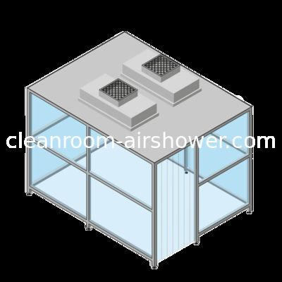 comprar Espesor ajustable 40-70mm Sala limpia modular 220v con alimentación incluida Fabricación en línea