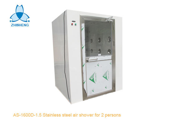 comprar Ducha de aire de acero inoxidable del recinto limpio de las puertas de oscilación para la persona 2 online manufacture