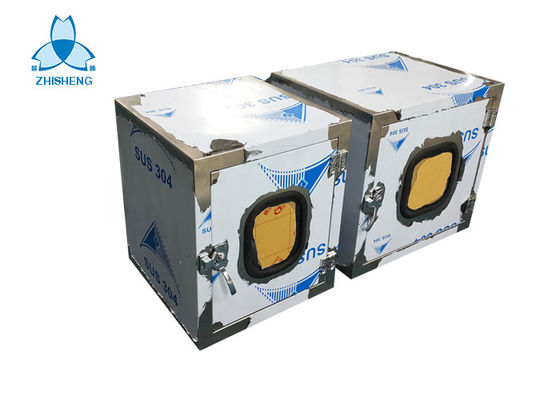 comprar Caja de paso estática del sitio limpio del acero inoxidable 304 con la puerta integrada online manufacture