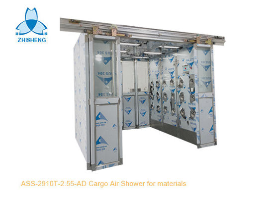 comprar Túnel de acero inoxidable de la ducha de aire de 304 cargces con 4 puertas deslizantes autos de la hoja online manufacture