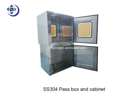 comprar Caja de paso de la ducha de aire SS304 para el recinto limpio con el dispositivo de seguridad mecánico online manufacture