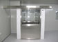 Túnel auto de acero inoxidable de la ducha de aire de 304 puertas deslizantes de la sola hoja para los materiales en sitio limpio