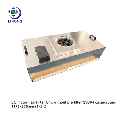Unidades de filtro de ventilador de motor CE controlado por ordenador para salas limpias con velocidad uniforme y bajo ruido