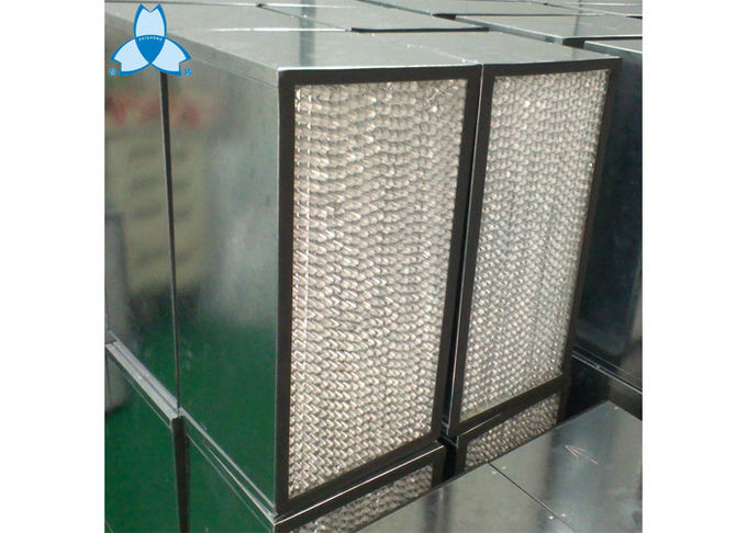 Separador de aluminio encajonado galvanizado para farmacéutico, laboratorio del filtro de aire de Hepa del marco 0