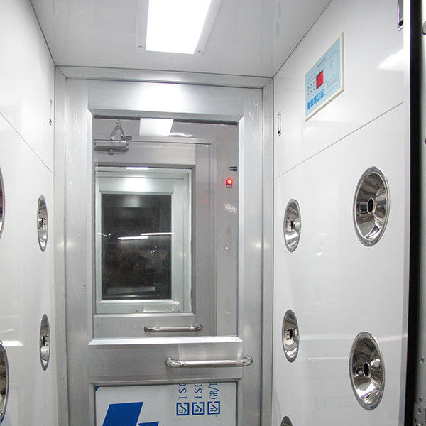 Ducha de aire automática del recinto limpio que sopla con la puerta de oscilación de aluminio de W730mm, anchura de 1230m m 0