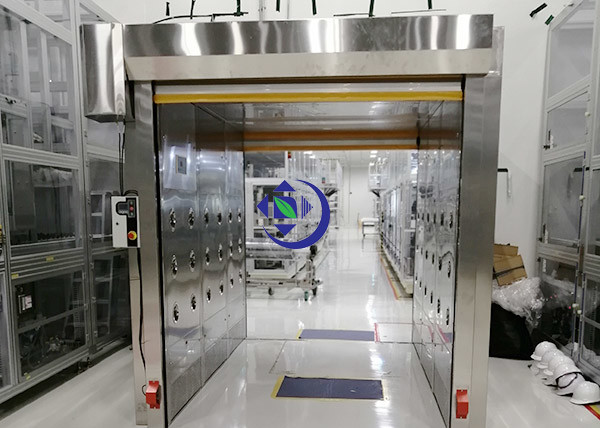 Túnel de la ducha de aire de las puertas del obturador de la voluta para la fábrica de Foxconn 2